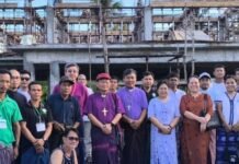 New Church in Pyay, Myanmar