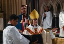 Archbishop of Canterbury preaches during pilgrimage to Rome