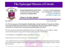 South Sudan Bishop Issues Second Humanitarian Appeal in a Week