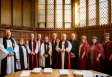 Bishop of Manchester installs wife as honorary cathedral canon